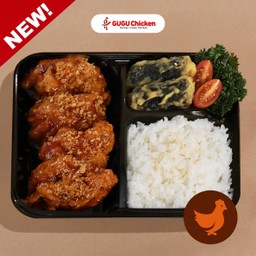 ข้าวกล่องไก่ทอดซอสซอยการ์ลิค