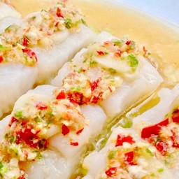 ไข่หมึกนึ่งมะนาว