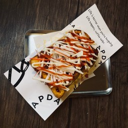 Toast ขนมปังปิ้งปูอัดพริกเผา