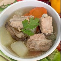 ต้มจืดฟักซี่โครงหมูใส่เห็ดหอม