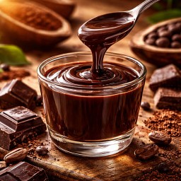 Dark Chocolate Drizzle