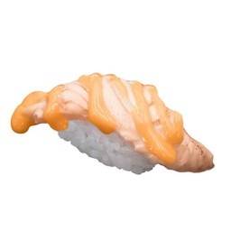 A24 ซูชิแซลมอนเบิร์นซอสสไปซี่ (Seared Salmon With Spicy Sauce Sushi)
