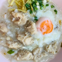 โจ๊กหมู ไข่ลวก