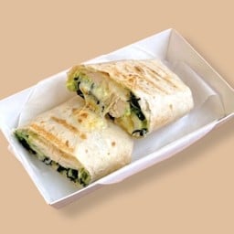 แร็ป ผักโขมอบชีส ไก่