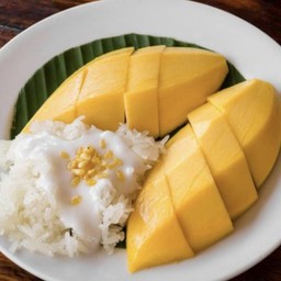 ข้าวเหนียวมะม่วงชุดเล็ก                            มะม่วงสุกตามฤดูกาล