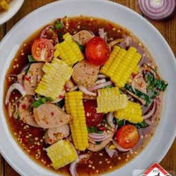ตำข้าวโพดหมูยอ