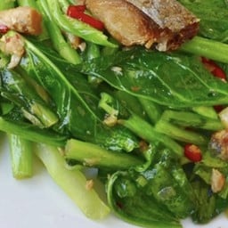 คะน้าปลาค็ม