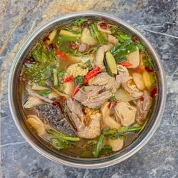 ต้มยำปลาช่อน (หม้อไฟ)