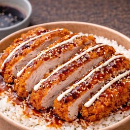 ข้าวหมูทงคัตสึ (ส่วนสันคอ)