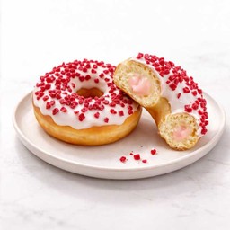 โดนัท สตรอว์เบอร์รี่ (Strawberry Filled Donut)