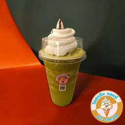 ชาเขียววิปครีม (ปั่น)