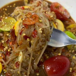 ตำเส้นเล็กปลาร้า