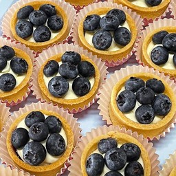 Baby Blueberry cheese tart - เบบี้ บลูเบอร์รี่ชีสทาร์ต