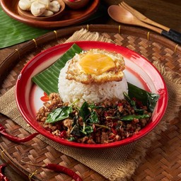 กระเพราหมูสับ