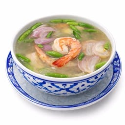ต้มยำปากรอ กุ้งสด 6-7 ตัว