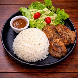 ข้าวอกไก่พริกไทยดำ