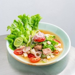S1 สลัดผักทูน่าลูกแพร
