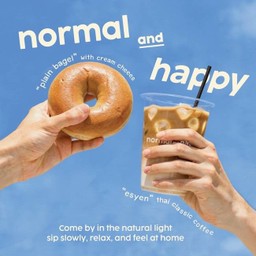 normal and happy coffee BTS Punnawithi Bangkok