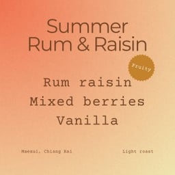 Summer Rum & Raisin I Rum raisin, Berries