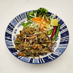 Rakhine style Whitebait Salad
