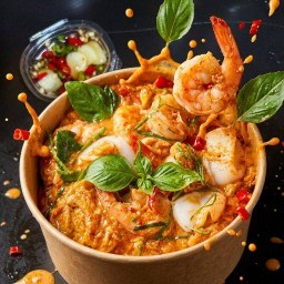 ข้าวไข่ข้น ข้าวไก่เทอริยากิ บางพูน ครัวหม่ามี้