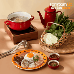 เซ็ทหมูทะเล (Mixed Pork and Seafood Set)