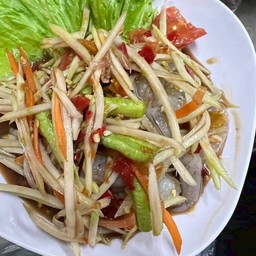 ตำปลาร้ากุ้งสด