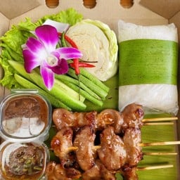 หมูย่าง แจ่วปลาร้า