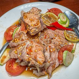 ตำแซ่บกระดูกหมู