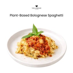 สปาเกตตี้โบโลเนสหมูสับจากพืช