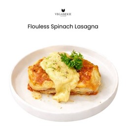 ลาซานญ่าผักโขมฟองเต้าหู้ (ไร้แป้ง)