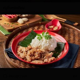 หมูหมักทอดกระเทียม