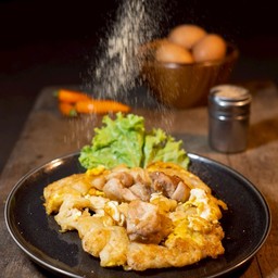 [อร่อยซ่ากับโค้ก] คั่วไก่แห้ง +  โค้ก ออริจินัล (ขวด)