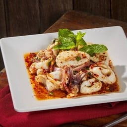 ลาบปลาหมึก