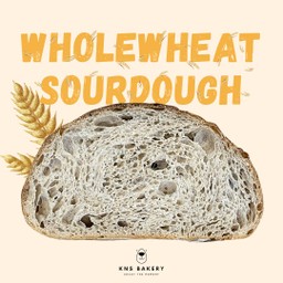 ขนมปังโฮวีทซาวโดว ยีสธรรมชาติ 100% 1 แผ่น