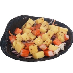 C06 มิกซ์สลัดปูอัดไข่หวาน (Mixed Salad with Crab Stick & Tamagoyaki)
