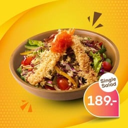 Single Ebi Tempura Salad (ปริมาณสำหรับ 1 ท่าน)
