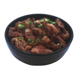 D07 (Mini)ดงบุริเนื้อย่างนากาโอจิคารุบิซอสยากินิกุ (Grilled Beef (Karubi) with Yakiniku Sauce Rice Bowl)