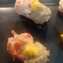 ซูชิ สลัดปูอัด+ทูน่า