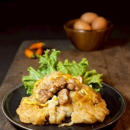 คั่วไก่แห้ง 1 คั่วไก่อบ 1 + โค้ก