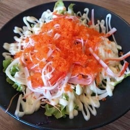สลัดปูอัดไข่กุ้ง