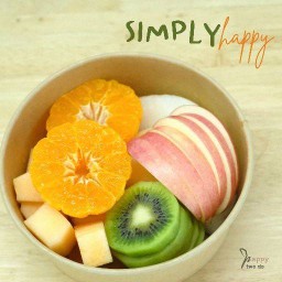 simply happy set ผลไม้ บำรุงปอด