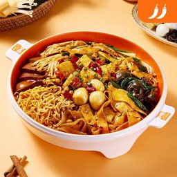 ยำหม่าล่าราดน้ำมันร้อน