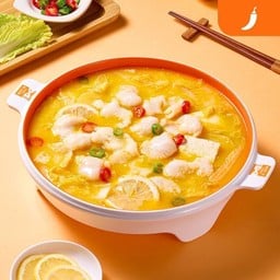 ปลาเลมอนรสผลไม้ สำหรับสองคน