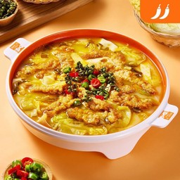 ไก่ทอดต้มพริกหอมเสฉวน สำหรับสองคน