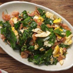 ใบเหลียงผัดไข่