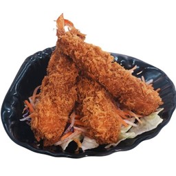 C23 สลัดกุ้งผักกุ้งทอด (3ชิ้น) (Fried Shrimp Salad (3pcs.))