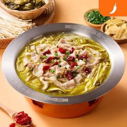 เนื้อวัวสไลซ์ต้มผักกาดดองโบราณ