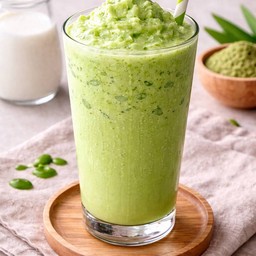 นมเย็นเขียวปั่น