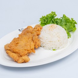 ข้าวหน้าไก่ทอด